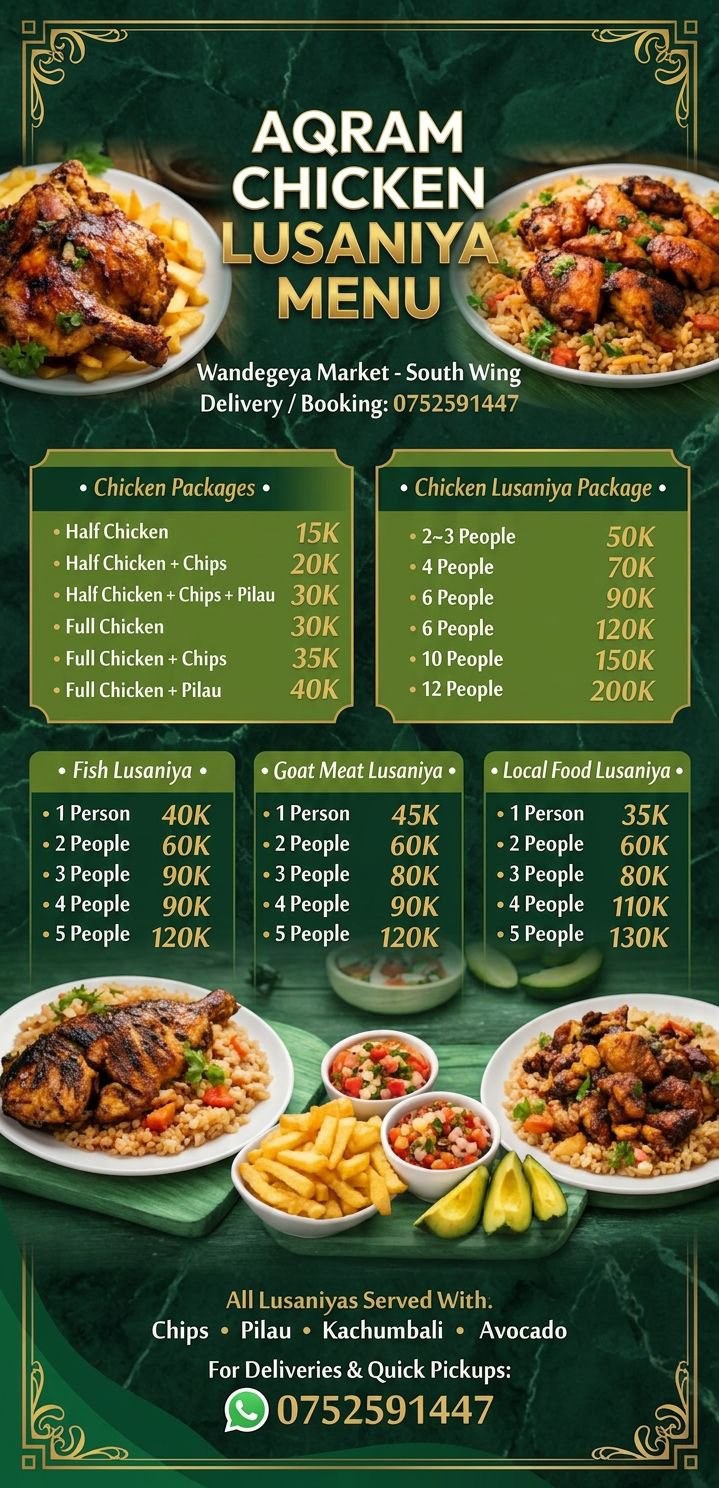 AQRAM CHICKEN LUSANIYA