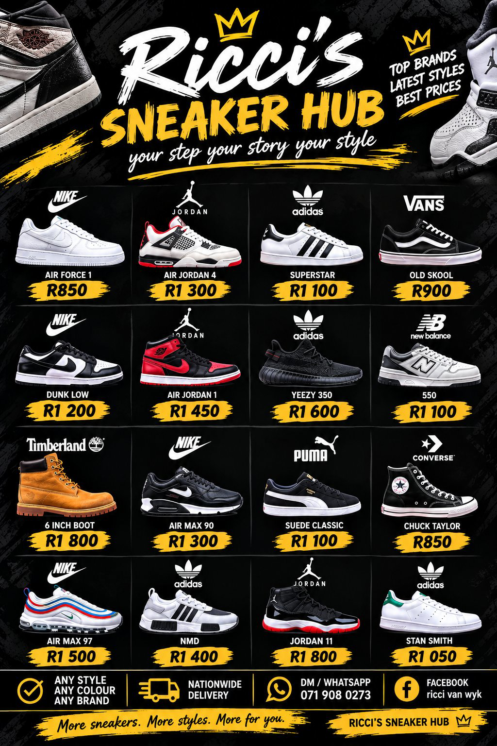 Ricci's sneaker hub