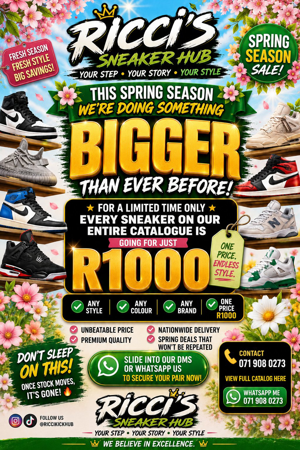 Ricci's sneaker hub