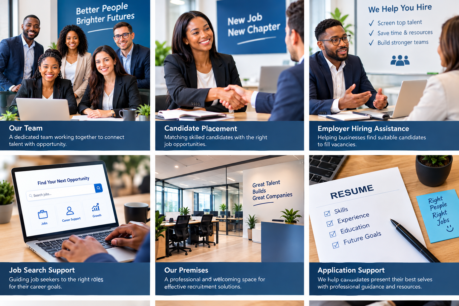**Candidate Recruitment**   Connecting talented professionals with the right career opportunities through effective candidate sourcing and recruitment.