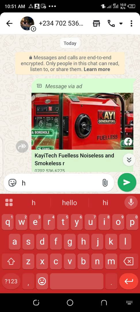 FUELESS NOISLESS SMOKELESS GENERATORS