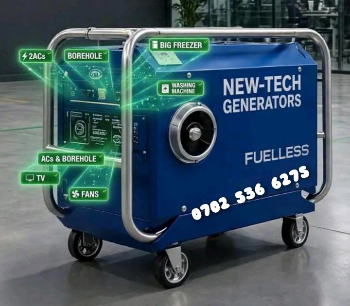 FUELESS NOISLESS SMOKELESS GENERATORS