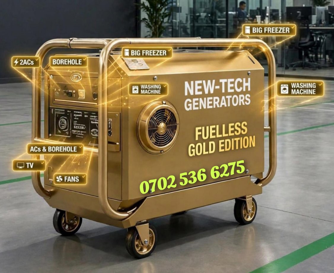 FUELESS NOISLESS SMOKELESS GENERATORS