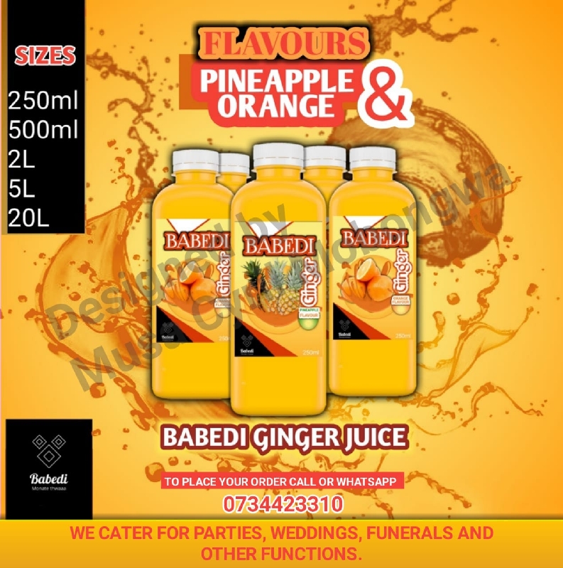 Available in Orange and Pineapple flavours