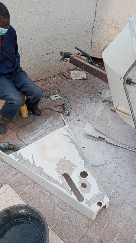Fibre glass repairs
