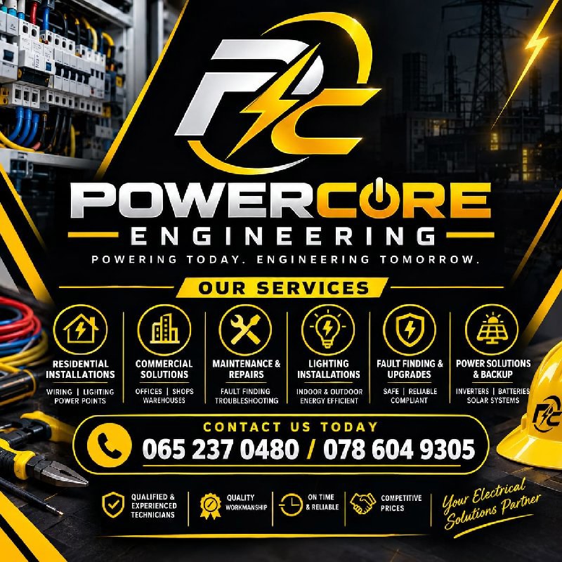 POWERCORE ENGINEERING logo