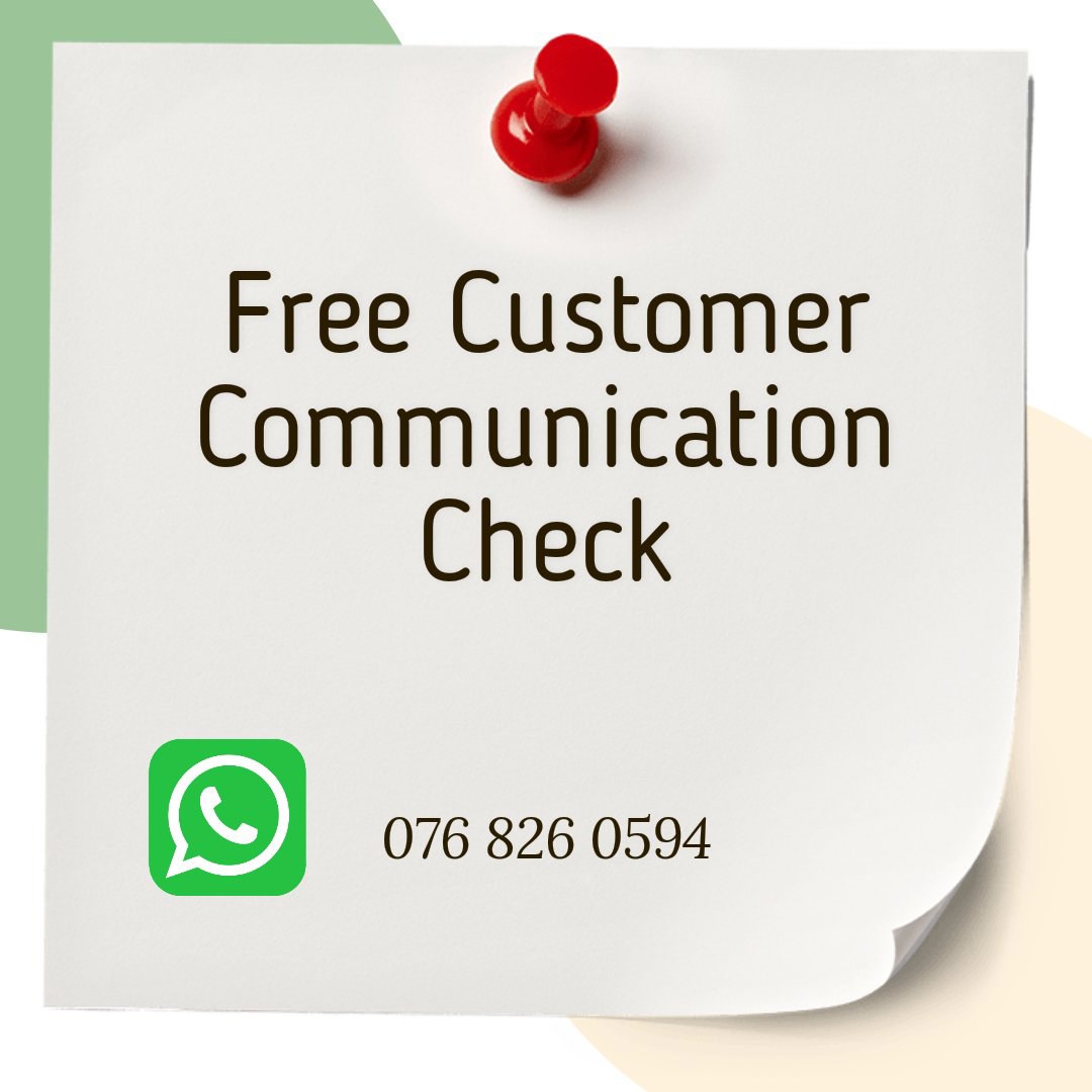 Free Customer Communication Check