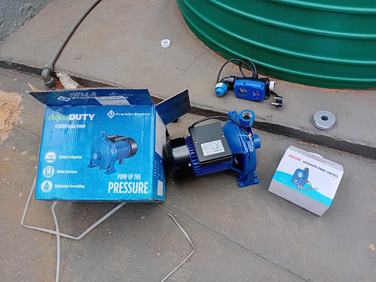 WATER PRESSURE PUMP INSTALLATION