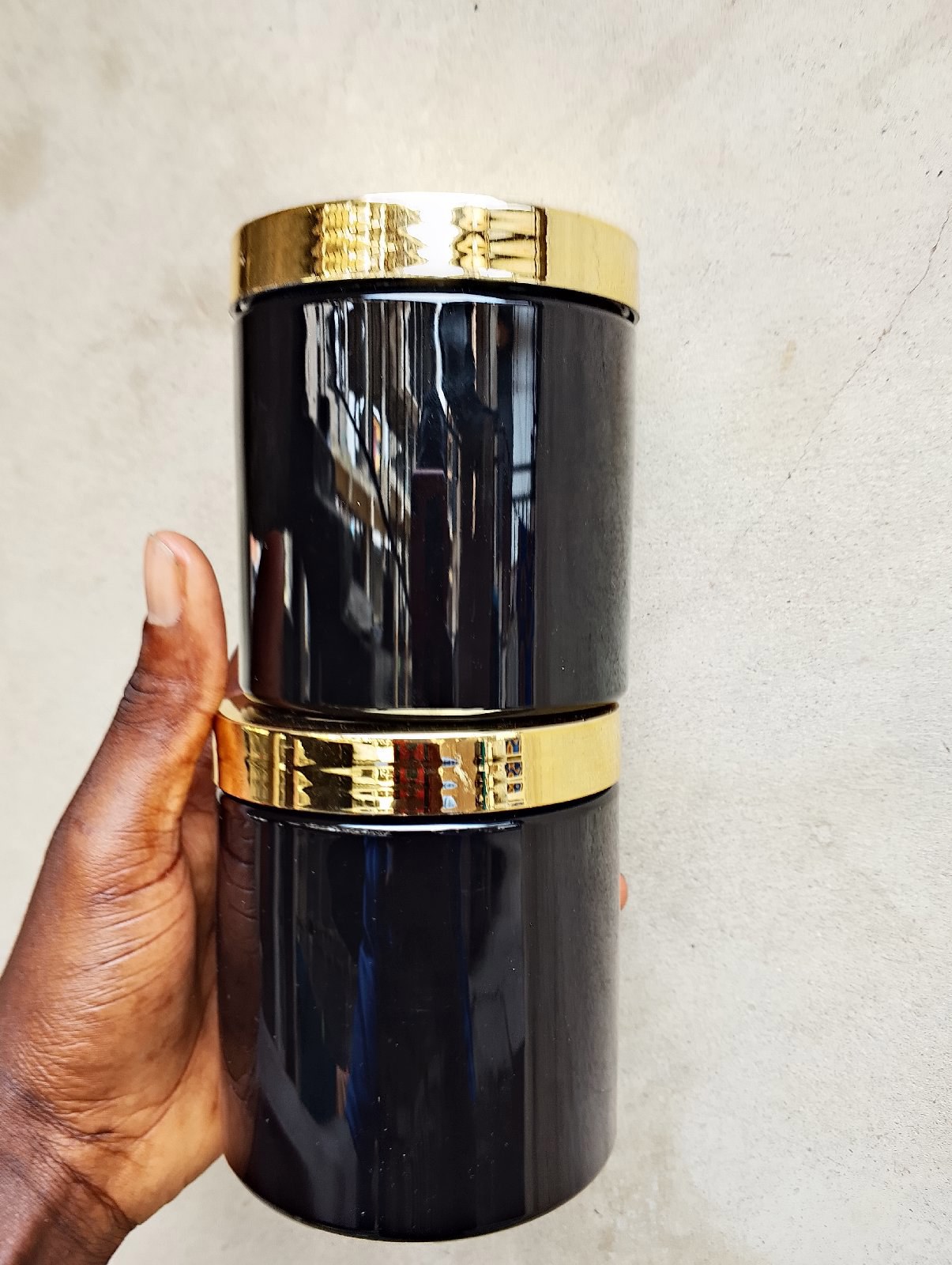 500g jar black