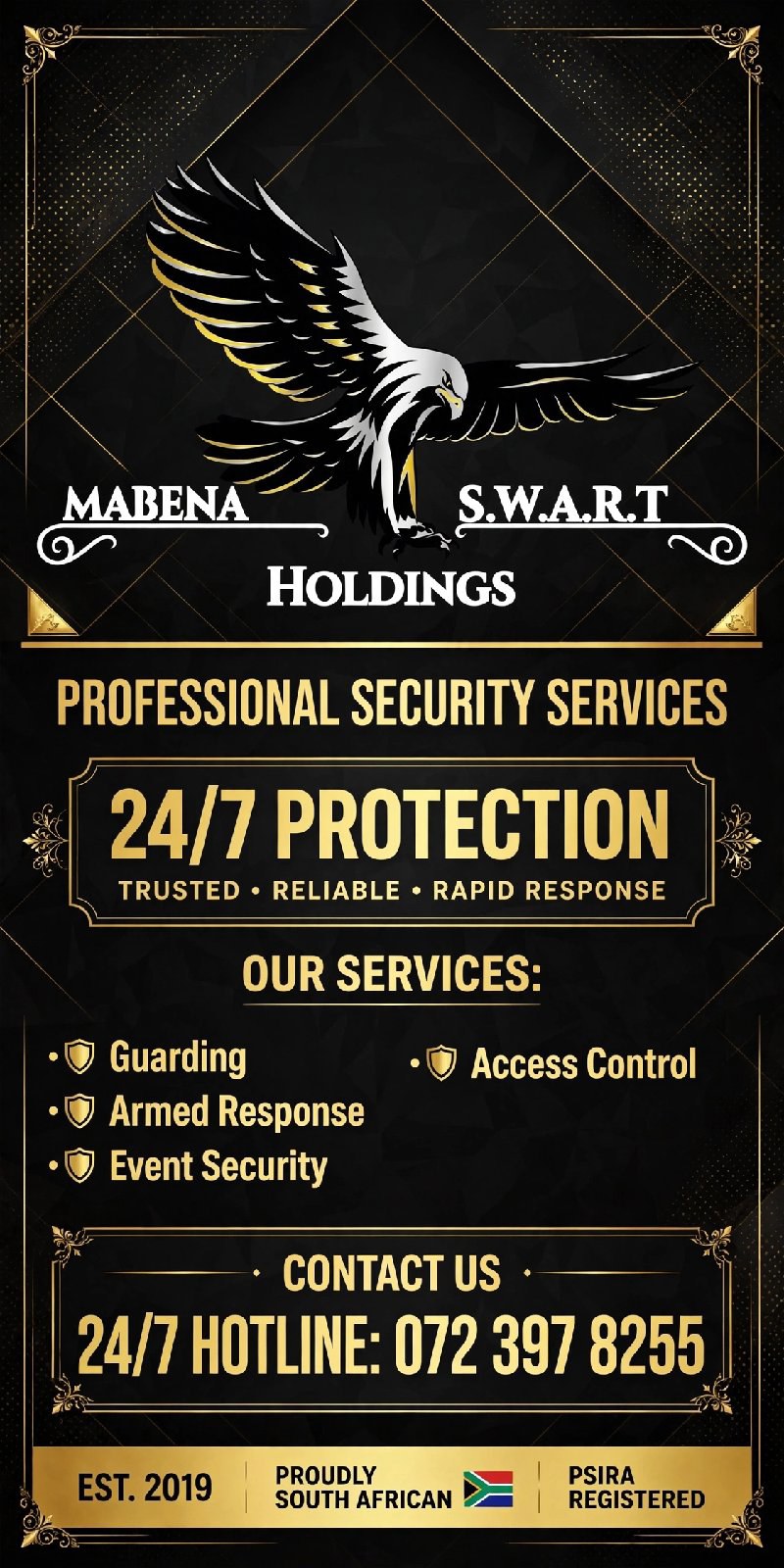 Mabena swart holdings security
