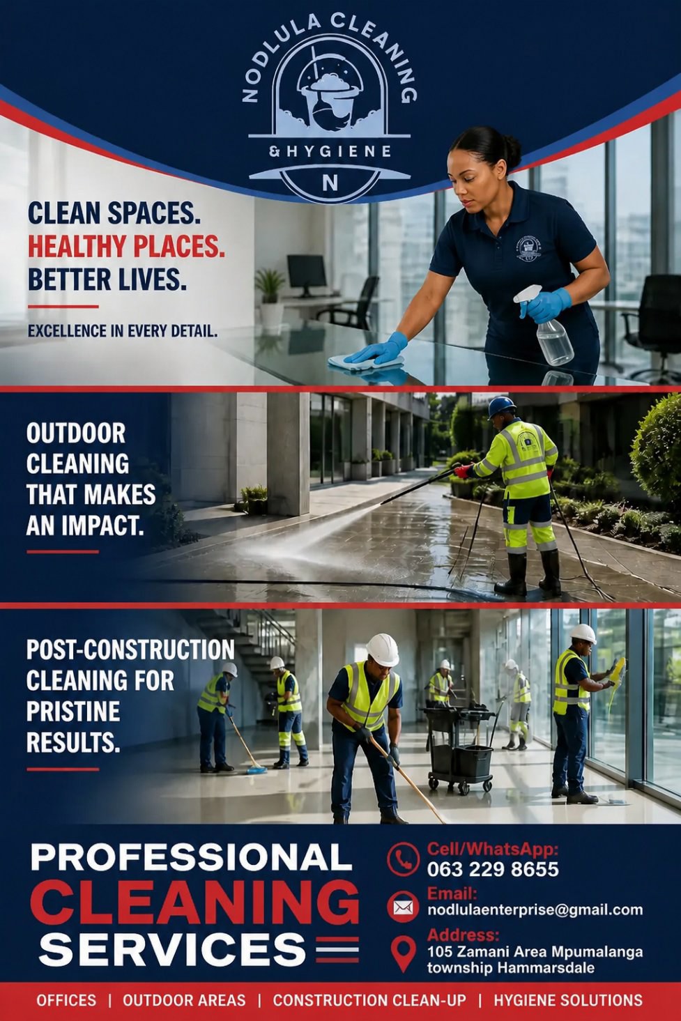 Cleaning and Hygiene services