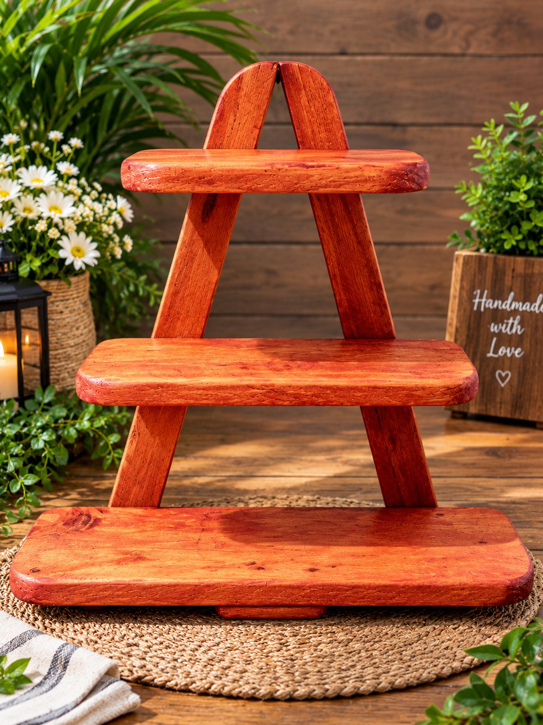 🪵❤️ HANDMADE WOODEN DISPLAY STAND FOR HIRE! ❤️🪵