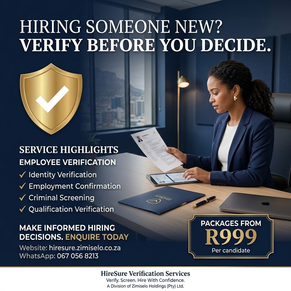 🔎 Hiring Someone New? Verify Before You Decide | HireSure Verification Services 🛡️