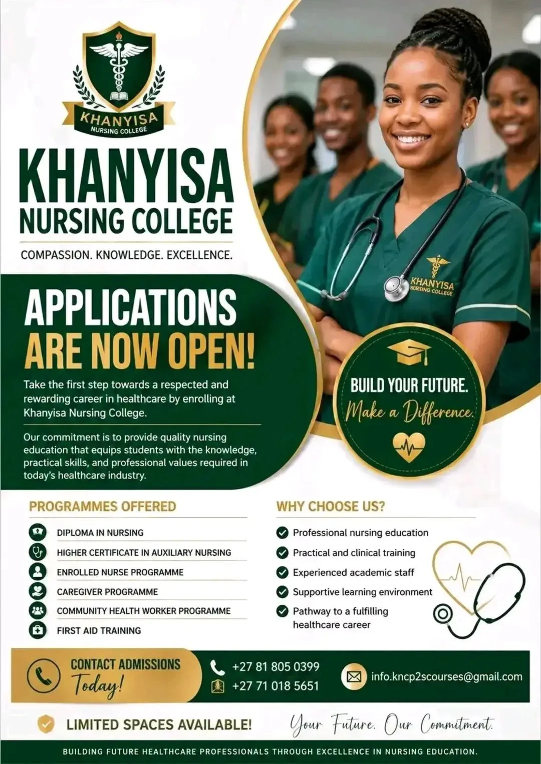 2027 Intakes Now Open Apply Now